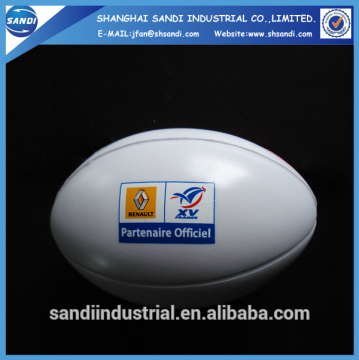 promotional custom rugby pu foam anti stress ball