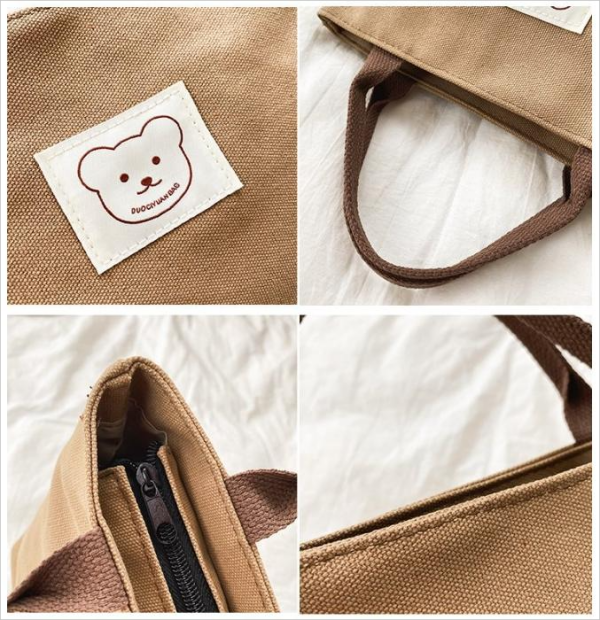 2025 eco-friendly durable canvas tote bag