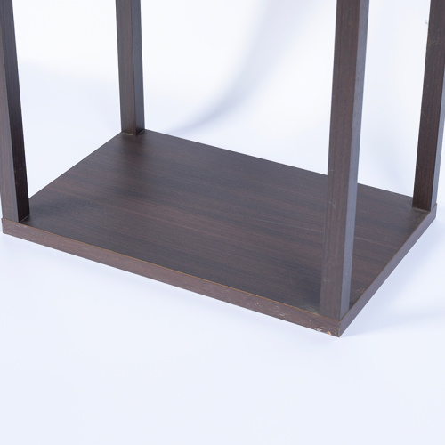 Four Layer Large Floor Lamp Wooden Frame