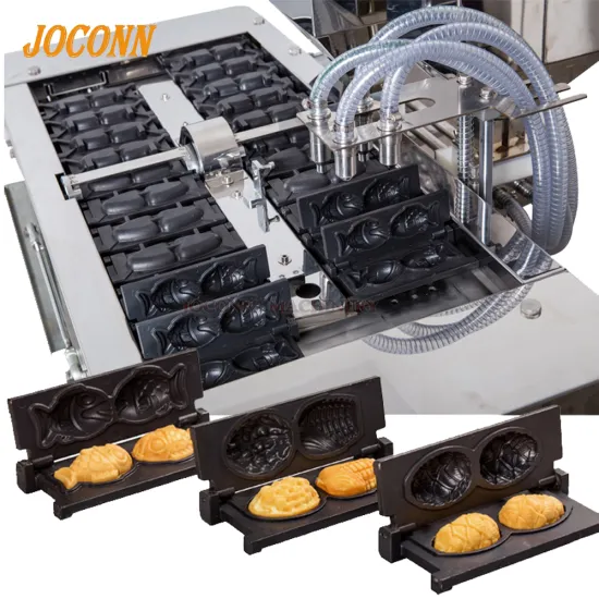 Egg Taiyaki Making Machine: Taiyaki Bubble Forming Machine for Red Bean Cake