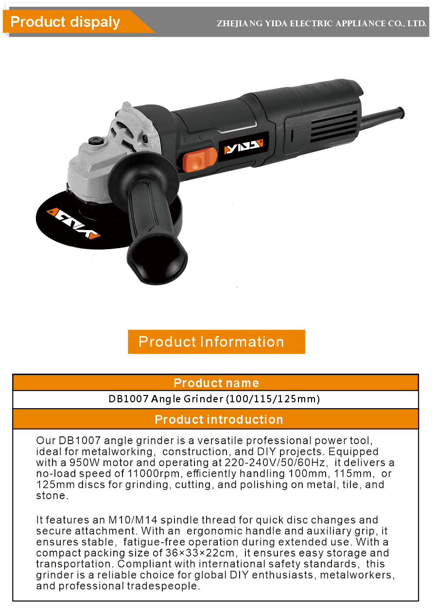 Powerful Angle Grinder