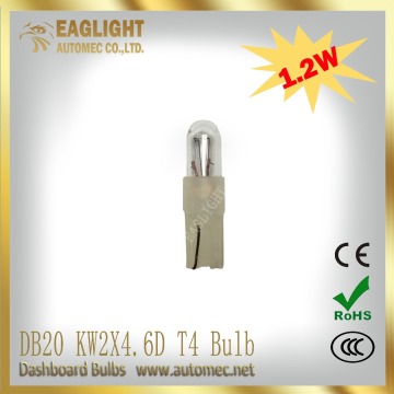 Auto Dashboard Bulb DB20 KW2X4.6D T4 Bulb DC12V 1.2W