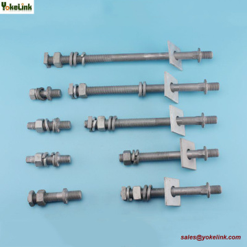 Short Shank Line Post Stud für Steel Crossarm