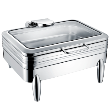 Chafing dish chauffant en acier inoxydable