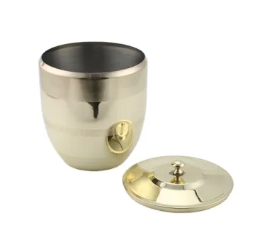 Golden Metal Ice Bucket