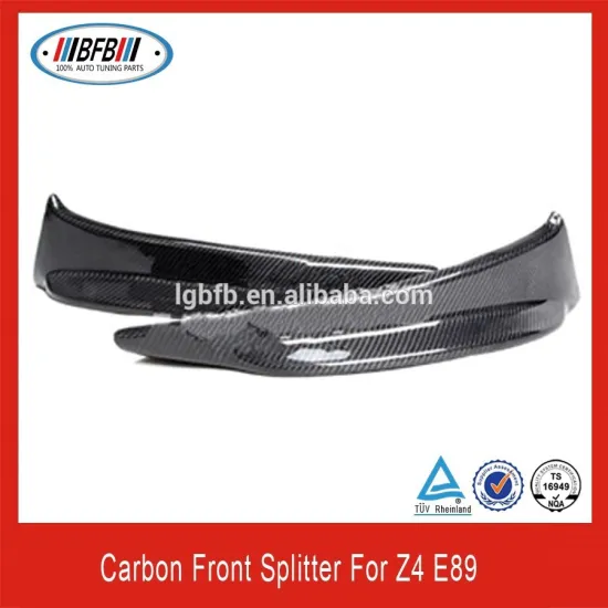 2009-2012 Front bumper splitter lips carbon fiber splitter for bmw z4 e89