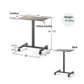  Dual Monitor Standing Desk Converter Movable Bedside Care Trays Manufactory