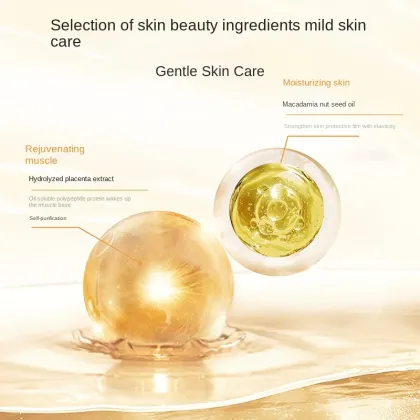 Organic Gentle Massage Cream with Exfoliating Oil for Pore-Clearing and Makeup Removal