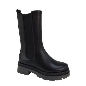 Ladies Black Trendy Combat Boots - Attractive Price New Type