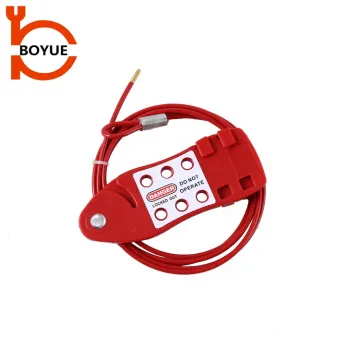 Adjustable Insulated Plastic Coated Steel Lockout Devices: A Fish-Shaped ABS Cable Safety Solution