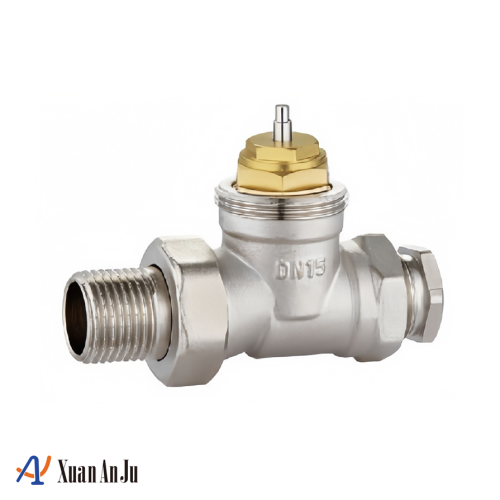 Pirinç Üst Rakor Tasarımlı Dayanıklı Açılı Vana