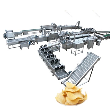 Potato Chips and Frozen French Fries Production Line (50-1000kg/h Capacity)