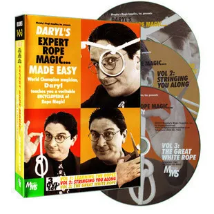 Expert Rope Magic Made Easy by Daryl vol.1-3 , magic tricks