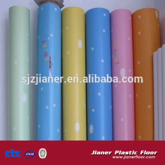 kindergarten rolled pvc vinyl floor