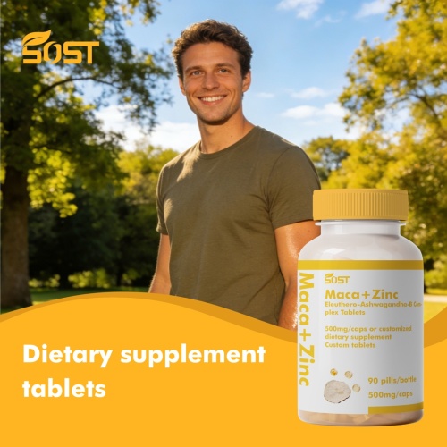 Premium Maca Eleuthero Ashwagandha cink B kompleks tablete
