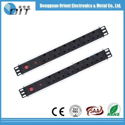 6way South Africa switch RSA PDU with overload switch protection