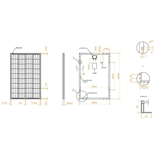 15kW Poly Solar System with 100 Watt Panels