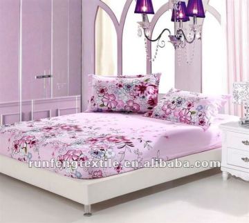 100%cotton printed fabric for bed sheet