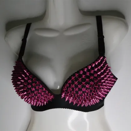 Custom Handmade DIY Rivets Bra for Belly Dance