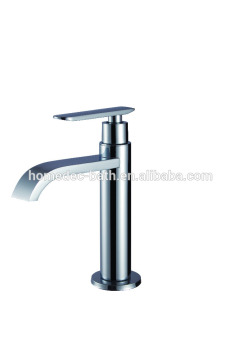 Single handle cold chrome sink faucet brass basin mixer with cheap price