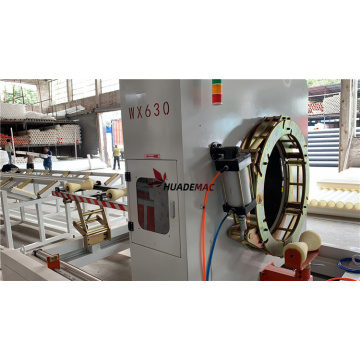 HDPE water pipe making machine