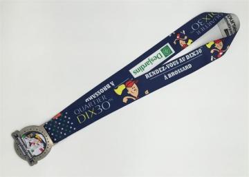 Good-looking  Dye Sublimation Lanyards with medal