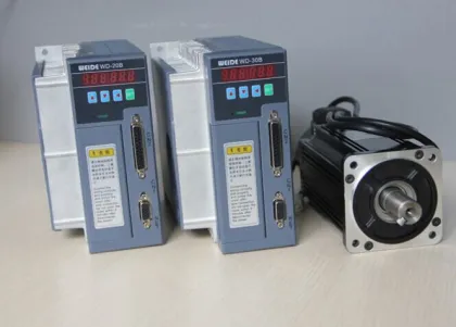 AC 220V XINJE servo motor single phase 0.2kw servo drive 60ST-M00630