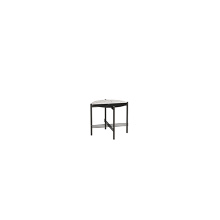 Round Side End Table with Sturdy Metal Legs