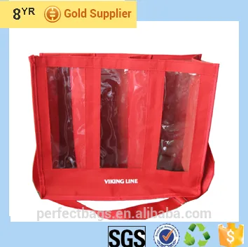 600 D oxford Tote Wine bag Portable carrier