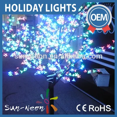 color changing led cherry blossom tree light