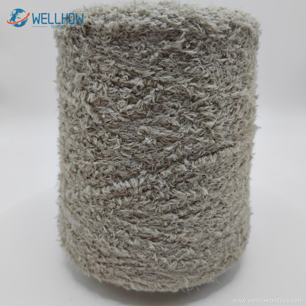 Popular High Quality 1/5NM 100%Polyester Half velvet Yarn