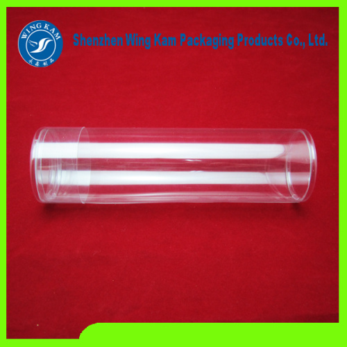 Plastic Container with Top Cap and Bottom Cap