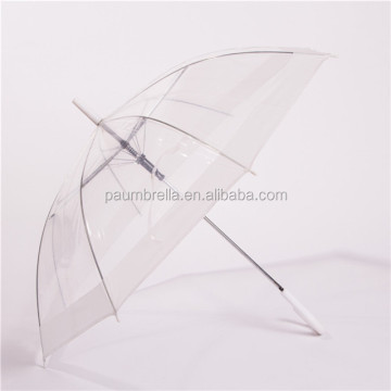 Transparent Color One-Time Use EVA See-Through Promotional Disposable Umbrellas