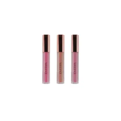 ROSE matte finishes and creamy formulas lipgloss SET