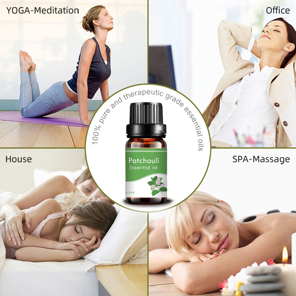 hot sale therapeutic grade patchouli essential massage oil