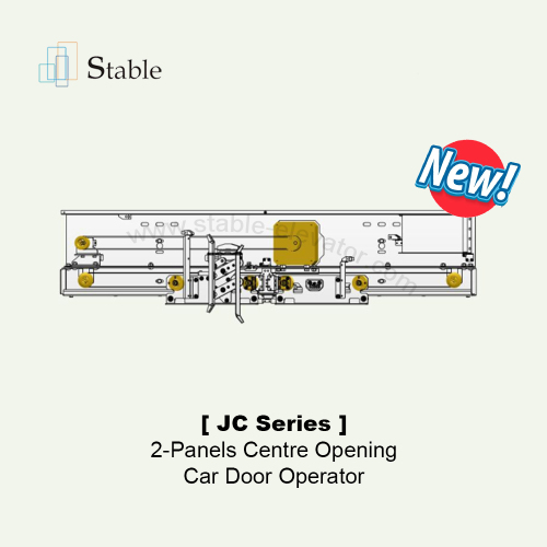 JC Series Two Panels Center Ανελκυστήρα Ανελκυστήρα