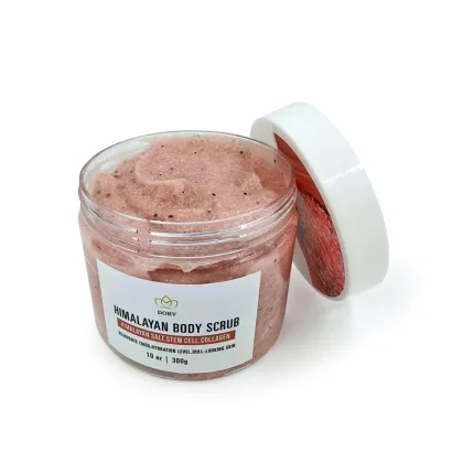 Wholesale Organic Salt Moisturizing Scrub: Brightening Himalayan Pink Salt Body Scrub for Exfoliating Skin Care