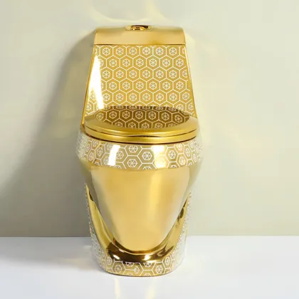 Dubai Sanitary Ware - Medium Luxury Gold Toilet Bowl