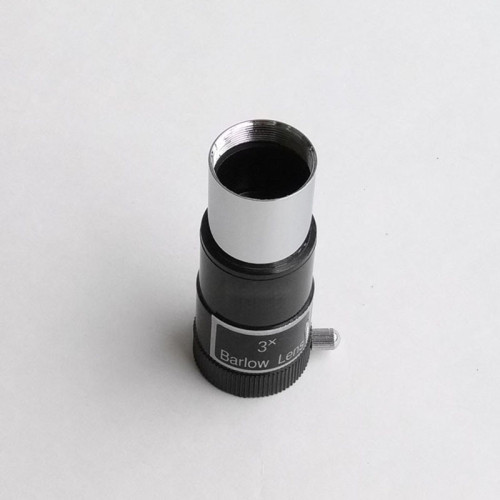 3X Magnification Astronomical Telescope 24.5mm Barlow Mirror Lens Focusing Zenith Eyepiece Accessories General 3 Multiplier Lens