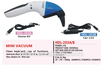 2015 new china manufacturer mini USB car vacuum cleaner