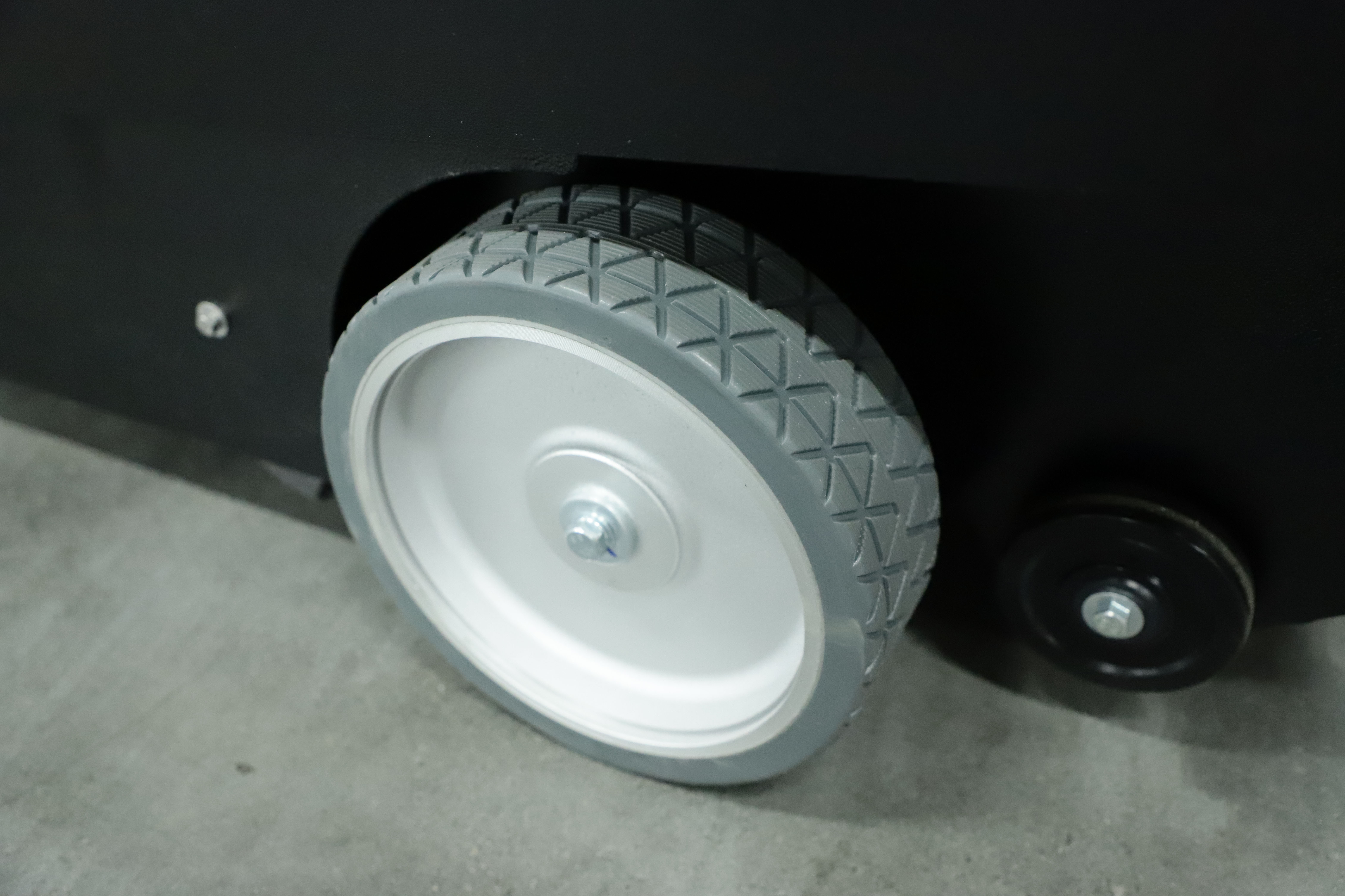 Ride-on floor sweeper