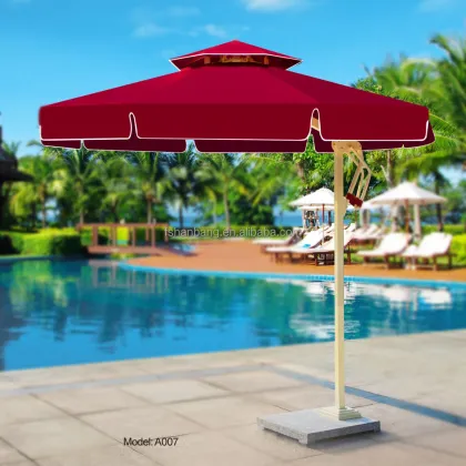 Sun Garden Patio Striped Outdoor Umbrellas