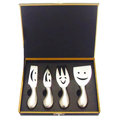 Smile face metal cheese cutting kraft cheese