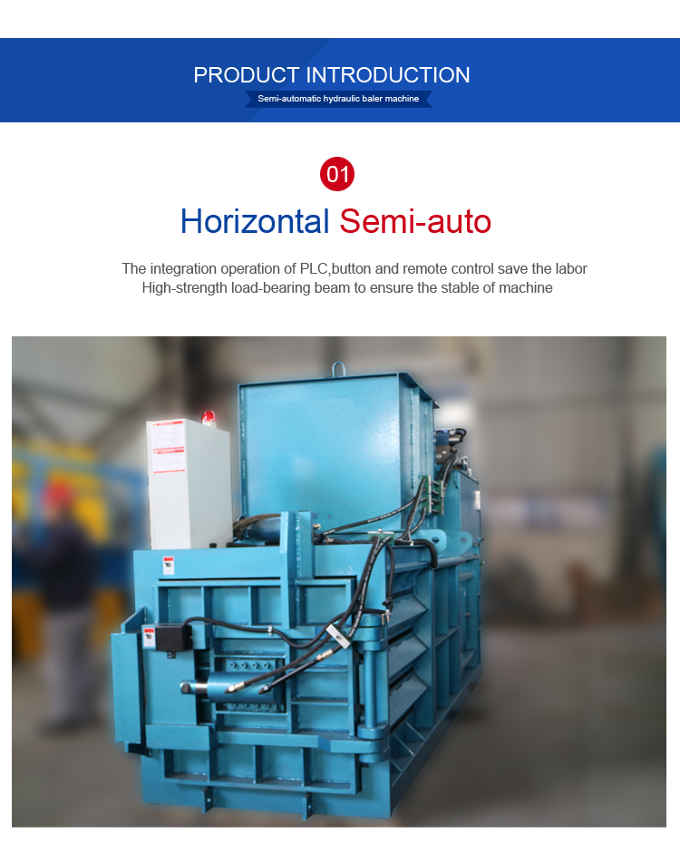 Semi Automatic Baler Machine For Sale China Manufacturer