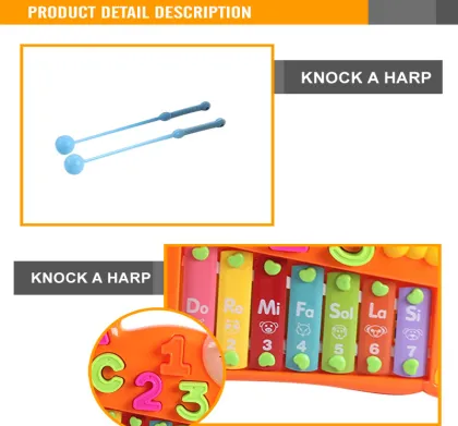 Knock harp funny animal piano