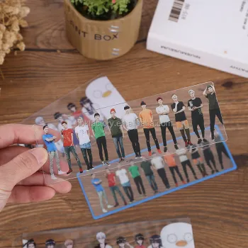 KPOP Gift: Custom Clear PVC Photocard for Instagram Business Cards