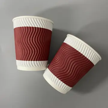 8oz Paper Cups Disposable Biodegradable