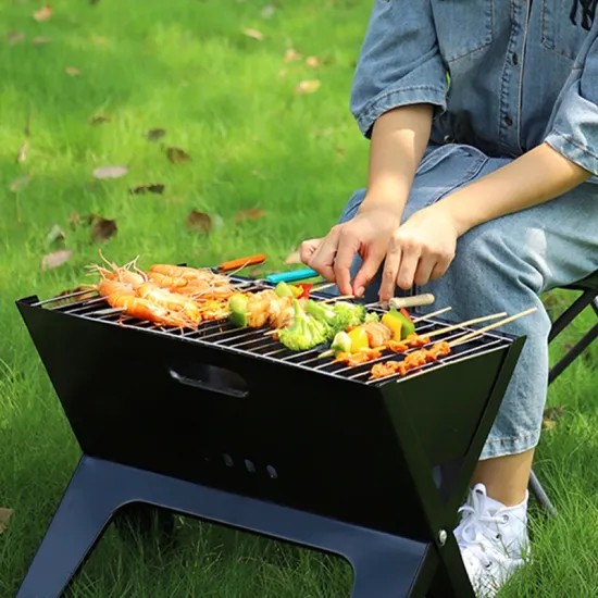 Portable BBQ Grills: Foldable, Homemade, and Versatile Options like the Beefmaster Charcoal Stove for Outdoor and Indoor Use