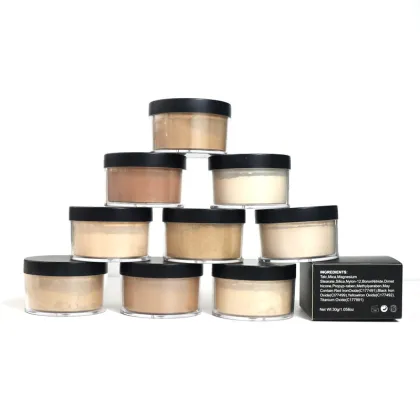 Vegan Wholesale Face Foundation Powder: Cosmetics Setting Loose Powder