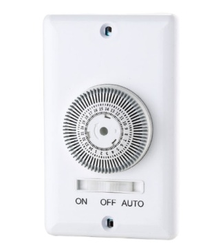 24 Hour Mechanical In-Wall Timer - BND-60/U100-1 by USA
